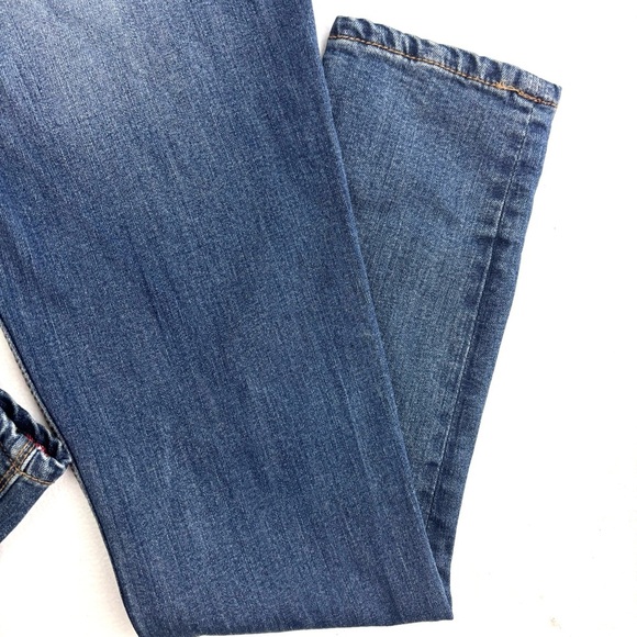 NWT Nordstrom Black Label Distress Red/Black Buffalo Plaid Patch Skinny Jean 27 - Picture 11 of 16